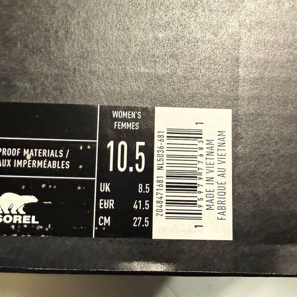 SOREL Joan Now Women's Loafer Spice/Black Boots Size 10.5 - Picture 4 of 6